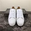 hococal 2020 Uomo Donna Casual Shoes Designer Red Bottoms Studded Spikes Fashion Insider scarpe da ginnastica rosse Stivali in pelle bassi