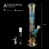 REANICE hookah Accessories Dab Rig Water Pipes Quartz Banger Bowl Honeycomb Perc Green Bongs Heady Thick Pipe Wax Thick