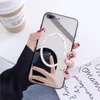 Wholesale Cheap Price For Acrylic Mirrow Case with Stand for iPhone 11 6.1 XR XS Case Fashion Stylish Cell Phone Protector