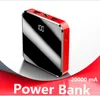 20000ma Power Bank Совместимый с типом C и Micro интерфейсами и двойными USB-выходами Быстрая зарядка быстрой зарядки внешнего батареи