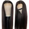 Fashion Soft Lace Wigs Long Black Silky Straight Long Human Hair Wigs for Black Women Heat Resistant Glueless Synthetic Lace Front Wigs Baby Hair