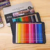 Deli Oily Colored Pencil Set 24/36/48/72 Colors Oil Painting Drawing Art Supplies For Write Drawing Lapis De Cor Art Supplies T200107