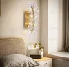 Luxury Wall Sconce Lighting Luxury Living Room Bedroom LED Crystal Wall Lamp New Arrival Wall Decor Gold Light Fixtures MYY