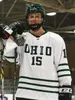 Custom Men's Ohio Bobcats #16 hartman #11 harris #10 lubin hockey jerseys mens stitched college hockey jersey hight quality