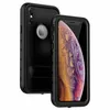 Casi impermeabili al 100% per iphone xs max xr antiurto impermeabile tuta tuta custodia custodia per la copertura del cellulare protettiva subacquea da esterno