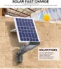 Luzes solares LED holofotes de segurança ao ar livre luzes de rua solares IP66 à prova d'água Auto-indução Luzes de inundação solar para jardim de gramado