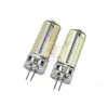 SMD 3014 G4 110V 4W 5W 6W LEDコーンクリスタルランプライトDC 12V / AC 220V LED電球シャンデリア24LED 32LED 48LED 64LEDS