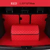Organizadores de tronco de carro PU leathe backseat saco de armazenamento de alta capacidade Multi-usa assento de carro Caixa traseira Acessórios interiores L XL
