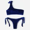 Costume da bagno bikini in velluto 2020 perizoma costume da bagno brasiliano per donna costumi da bagno monospalla costume da bagno femminile maggio bagnanti spiaggia95272165251423