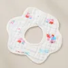 Högkvalitativ Mjuk Bomull Baby Bib Mix Style Spädbarn Toddler Bomull Matning Bib Saliv Handduk Burp Cloths Baby Products