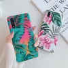 Custodia per telefono con foglie di banana a fiori retrò per Huawei P20 P30 Pro Lite Custodie IMD morbide per Huawei Mate 20 Lite Pro Cover posteriore