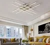 Chrome Modern LED Seiling Senteliers لغرفة المعيشة غرفة نوم المطبخ الإضاءة AC85-265V البلاطية الطلاء My2183
