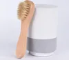 Natural Boar Bristles Facial Brush Dry Skin Bath Spa Brush Remove Dead Skin Rub Face Nail Brush SN2182