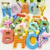 Words Fridge magnets Children Kids Wooden Cartoon Alphabet Education Learning Toys Adult Crafts Home Decorations Gifts