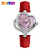 SKMEI Mode Quartz Femmes Montres Creative Diamant Clouté Dames Montre-Bracelet Top Marque De Luxe Montre Femmes montre femme 9161345b