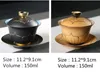 El boyaması Lotus Seramikleri Gaiwan Porselen Çay Farları Yaratıcı Kung Fu Çay Seti Tureen Çay Kasesi