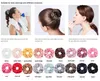 Saten Katı Saç Scrunchies Kadınlar Elastik Saç Bantları Sıkı Scrunchie Kızlar Şapkalar İpeksi Döngü At Kuyruğu Tutucu 30 Renkler