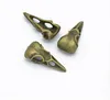 30pcs/Lot Vintage 3D Skull Bird Head Charms for Jewelry Making Retro Diy Handmade Fashion Zinc Alloy Skull Pendant 32x15mm
