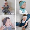 Hot Autumn Winter Europe Boy Girl Baby Knitted Earmuffs Headbands Girls Hair Bands Childrens Knot Hair Accessories Headwraps 14386