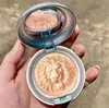 Makyaj Yüz İşaretleyiciler Sıkıştırılmış Pudra 3 Renk Lion Işıklı Pigment Kontur bronzlaştırıcılar Toz Aynalı Toz Kek Kozmetik