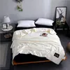 Yeni katı yatak örtüsü yaz yorgan battaniye yorgan yatak örtüsü kapitone ev tekstilleri yetişkin çocuklar için uygun
