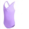 Crianças roupas de grife Body de Ginástica meninas do ballet ginástica Suit Bodysuit Dança Dancewear Duplo cruz cinta DYP424 menina crianças Yoga mangas vestido