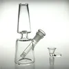 7 Inch Glass Water Bongs Dab Rig with Hookah 14mm Female Downstem Male Bowl Thick Recycler Beaker Bong for Smoking