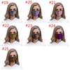 Dier afdrukken gezicht masker katoenen gaas anti-stof herbruikbare wasbare masker luipaard 3D-gedrukte volwassen mode maskers ontwerper HHA1432