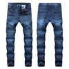 Jeans skinny strappati alla moda Designer di moda Jeans da uomo Slim Motocicletta Motociclista Causale Pantaloni denim da uomo Jeans da uomo Hip Hop