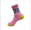 Herren-Basketball-Elite-Socken aus reiner Baumwolle, verdickte Sportsocken mit mittlerer und hoher Handtuchunterseite, schweißabsorbierend, desodorierend und stoßdämpfend