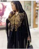 Vestidos africanos de talla grande para mujer Dashiki con cuentas de diamantes ropa africana Abaya Dubai bata de noche vestido largo musulmán capa con capucha
