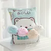 4pcs8pcs fyllda sumikko gurashi kudde plysch djur leksak japansk katt björn hörn bio tecknad docka kreativa leksaker för barn3021128