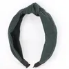 Coreano Herrurabone Tecido Headband Top Knot Ladies Inverno Acessórios Acessórios Moda Non Slip Permanecer no Cabelo Knotted para Mulheres