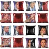 Super Shining Reversible Color Changing Pillow Case Magical Nicolas Cage Cushion Cover med paljettkuddtäckning 40x40 cm