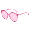 Sunglasses Big Oversized Round Women Brand Designer Candy Color Lenses Vintage Ocean Stylish Summer Pink Red Sun Glasses Female1