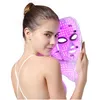 7 Color LED light Therapy face Beauty Machine LED Facial Neck Mask With Microcurrent for skin whitening device dhl free shipment