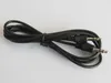 100 st/lot Svart Aux-kabel 50 cm 70 cm 100 cm 3,5 mm Stereo Jack Plug Hane till Hane Ljudkablar för mobiltelefon MP3 Sliver Lead