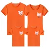 Familie bijpassende Tees Zomer Muis Gedrukt Familie Kijk Daddy Mommy Kids Katoenen T-shirt Ronde hals Mama en Me Tshirt