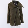 Kvinnors Jackor Kvinnor Höst Vinter Kläder Varm Fleece Jacka Slant Zipper Collared Coat Lady Clothing Kvinna Plus Storlek1