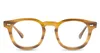 브랜드 디자이너 안경 프레임 라운드 근시 안경 광학 안경 레트로 독서 안경 아메리칸 스타일 남성 여성 스펙터클 프레임 208z
