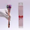 6 color single powder brush rose gold foundation brush soft face beauty tool goblet shaped makeup brushes for foundation cosmetics tool