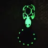 Glow in the Dark for Smoking Pipes Turtle Footprints Oil Burner 4" inch Glass Pipe Luminous Frog Tortoise Puppy Feet Skull Halloween Spoon Tobacco Hand Dry Herbs