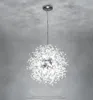 Modern Creative Crysta lamp Dandelion Chandelier Crystal Beads Pendant Lamps for Cafe Home Decoration LED Lighting European Hanging light