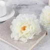Yeni Yapay Çiçekler İpek Şakayık Çiçek Başkanları Parti Düğün Dekorasyon Simülasyon Sahte Çiçek Başkanı Ev Dekorasyon 12cm Malzemeleri