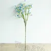 인공 꽃 다채로운 긴 줄기 가짜 꽃 꽃다발 숨을 실크 꽃 결혼식 장식 꽃 가짜 꽃 t2i5333