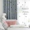 Nordic curtain gauze finished bedroom floating window living room light sand balcony white Curtains