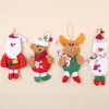 Dekoracje świąteczne Wesołych ozdób Gift Święty Mikołaj Snowman Tree Tree Toy Hanger Decor na imprezę domową TI991