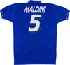 1994 Versão retrô Camisa de futebol da Itália 94 Home MALDINI BARESI Roberto Baggio ZOLA CONTE Camisa de futebol Fora uniformes de futebol da seleção nacional