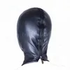 Niebonga czarna miękka skórzana wiązka uprzęży role oddychają otwartą maskę w ustach #r52