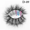 Piękne style mieszane Dramatyczne Handmade 5D Faux Mink Lashes 22mm Lashes Cruelty Free Wispies Fleffies False Eyelashes Makeup